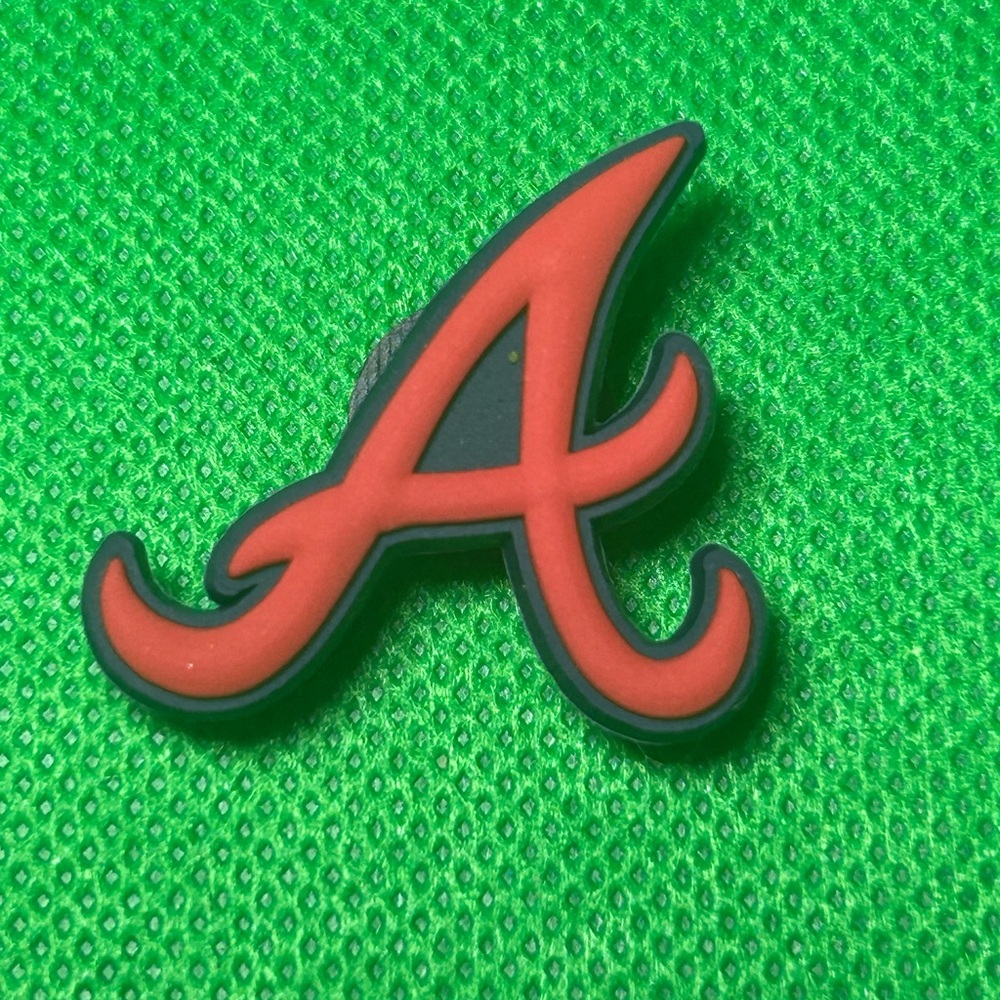 🌼 (5/$10 or 10/$15) NEW “Baseball Team” Croc Charm Collection Atlanta Braves MLB